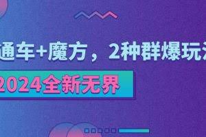 （11479期）2024全新无界：直通车+魔方，2种群爆玩法