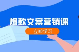 (12290期)爆款文案营销课:公域转私域,涨粉成交一网打尽,各行业人士必备