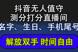 (12527期)抖音蓝海AI软件全自动实时互动无人直播非带货撸音浪,懒人主播福音,单…