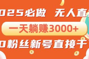 (13950期)抖音小雪花无人直播,一天躺赚3000+,0粉手机可搭建,不违规不限流,小…