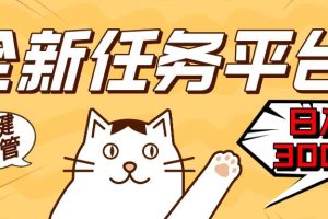 (13489期)全新任务平台一键托管 日入300+轻松获取额外收入的机会