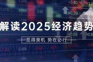 (13463期)解读2025经济趋势、美股、A港股等资产前景判断,助您抢先布局未来投资