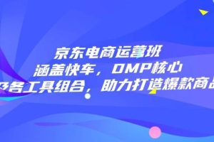 (14131期)京东电商运营班:涵盖快车,DMP核心及各工具组合,助力打造爆款商品