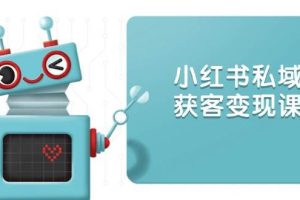 (13955期)小红书私域获客变现:账号设置/内容创作/规则解读/投放策略/获客技巧等