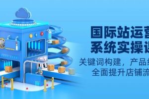 (13967期)国际站运营系统实操课:关键词构建,产品线布局,全面提升店铺流量
