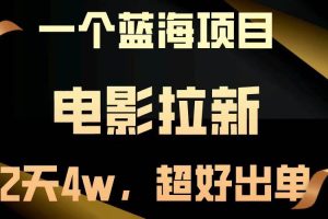 (14471期)【蓝海项目】电影拉新,两天搞了近4w,超好出单,直接起飞