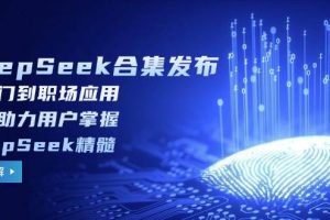(14281期)DeepSeek合集发布,从入门到职场应用,全面助力用户掌握DeepSeek精髓