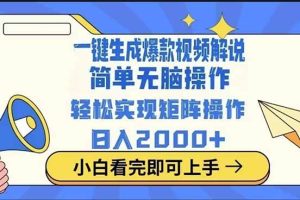 (14103期)2025最火蓝海项目十秒生成一键视频