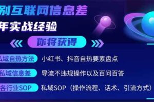 (14212期)2025最新流量玩法出炉,无视平台风控,小红书暴利引流打法,日引流1000+