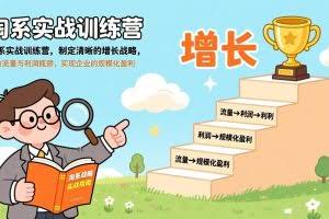 (17325期)淘系实战训练营(更新),制定清晰的增长战略,突破流量与利润瓶颈,实现企业的规模化盈利