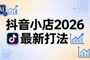 （18232期）抖音小店2026最新打法-更新2026：从入驻到爆款裂变，李老师拆解拼上抖+1688铺货全流程